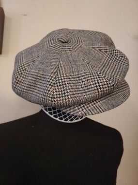 Plaid Newsboy "Peaky Blinders" Style Cap